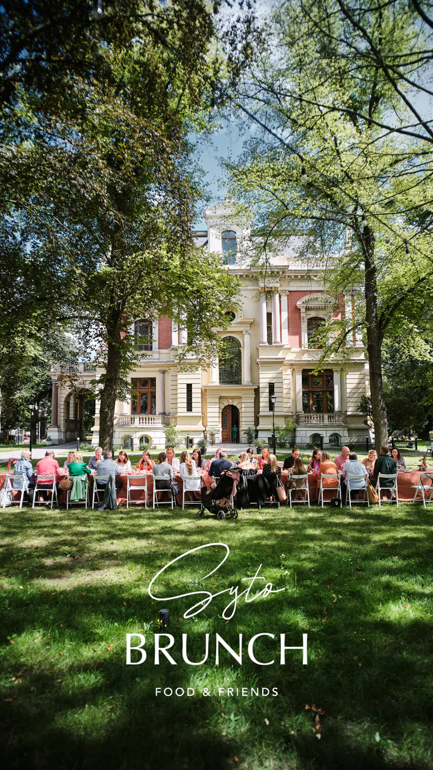 30ty #sytobrunch w ogrodzie Willi Lentza z degustacją szczecińskiego ginu Heritage Magnolia Gin